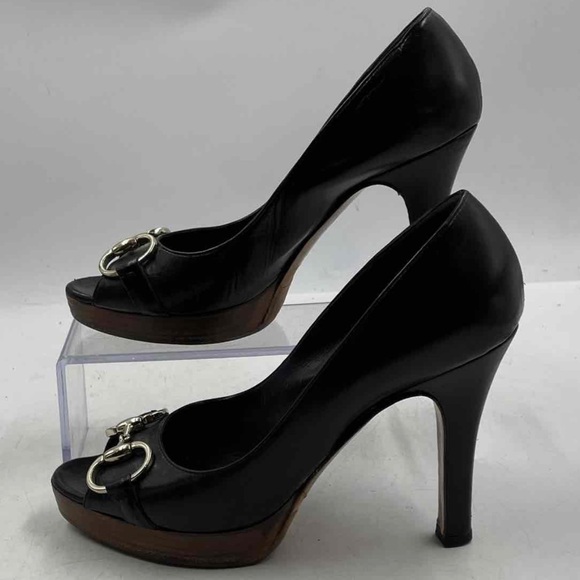 Gucci Horsebit Leather Platform Heels With COA - Picture 1 of 6
